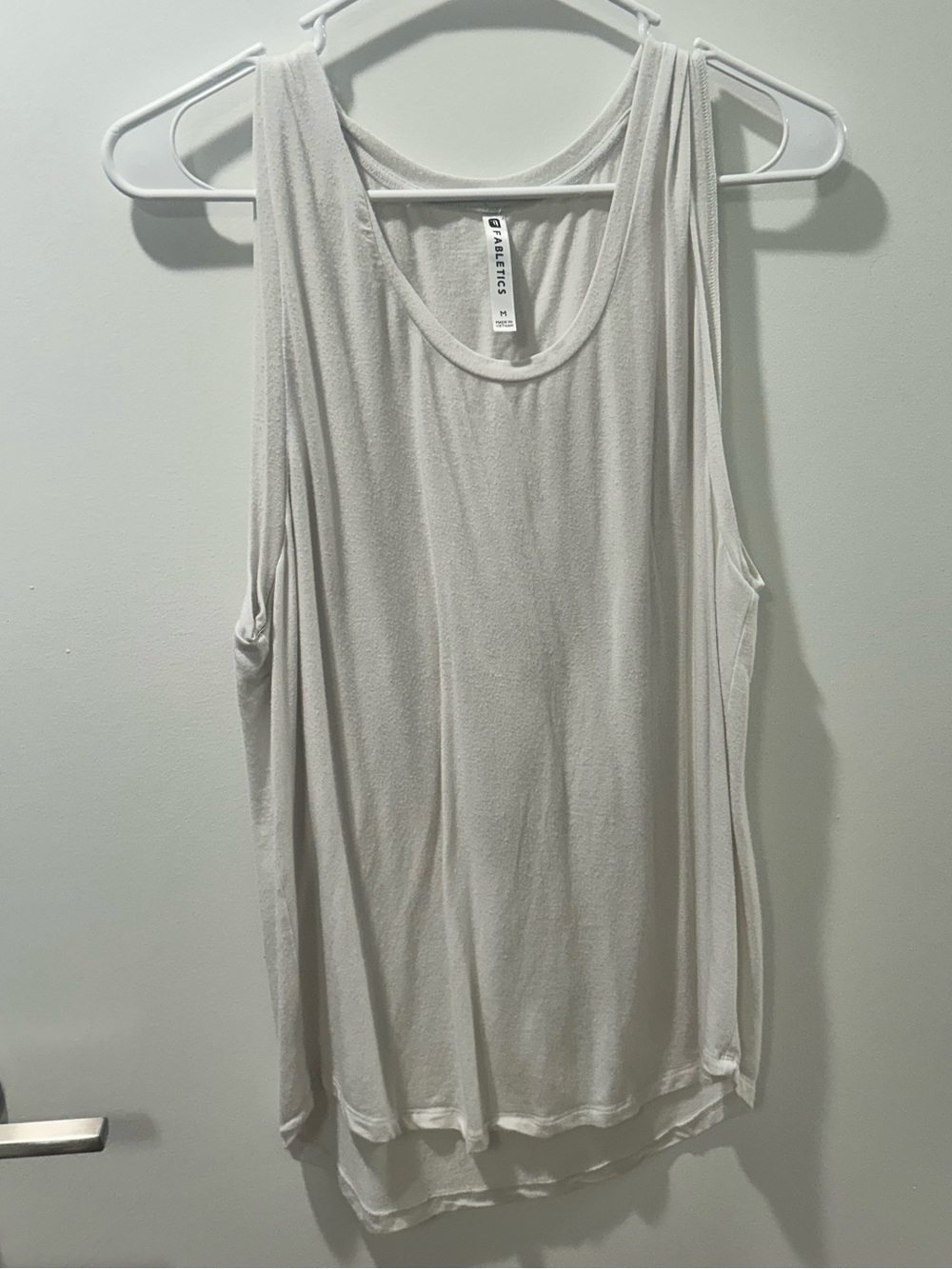 Fabletics White Performance Workout Tank Top
